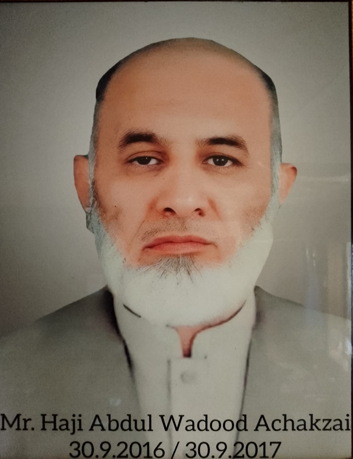 Mr. Haji Abdul Wadood Achakzai